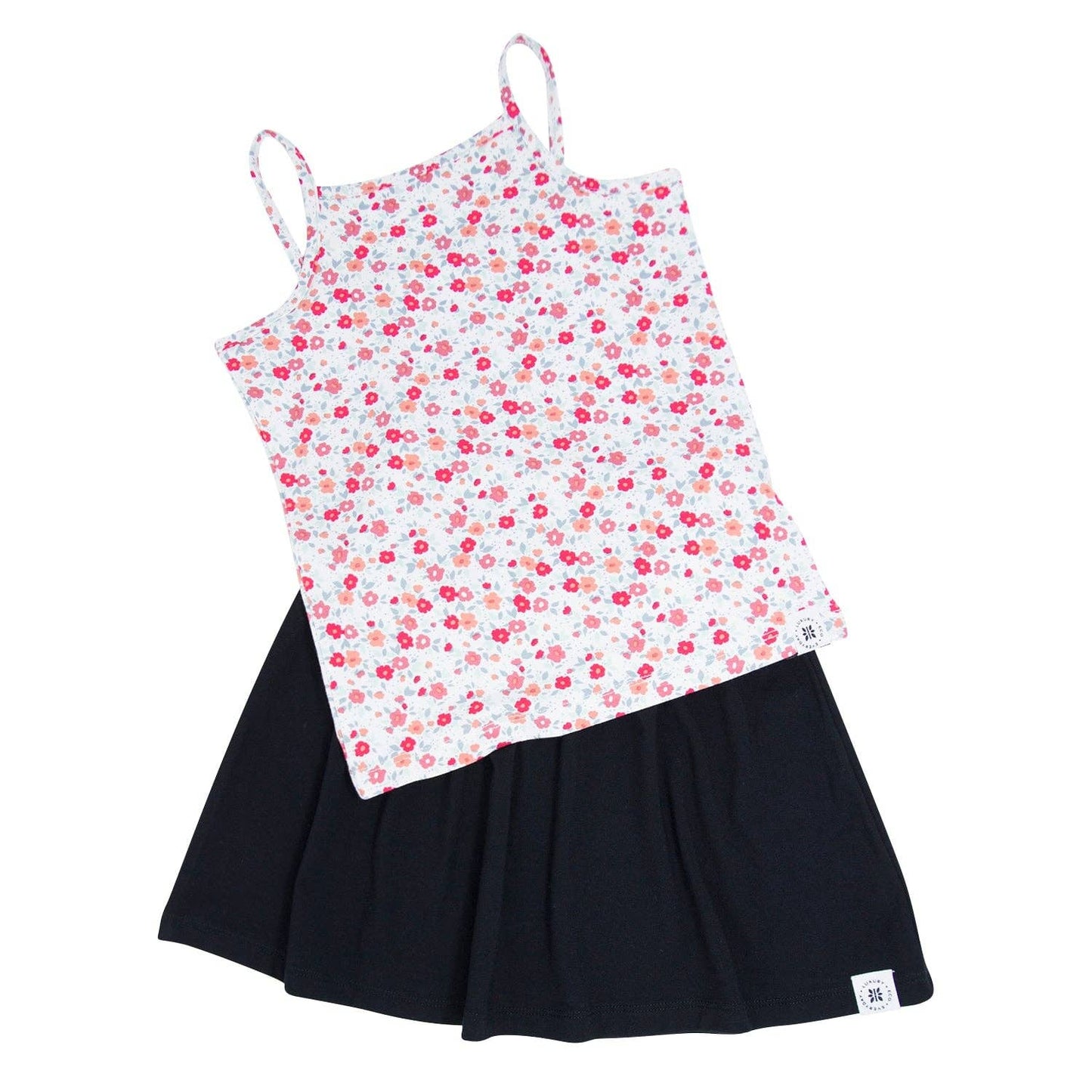 Smocked Skirt - Blazing Black