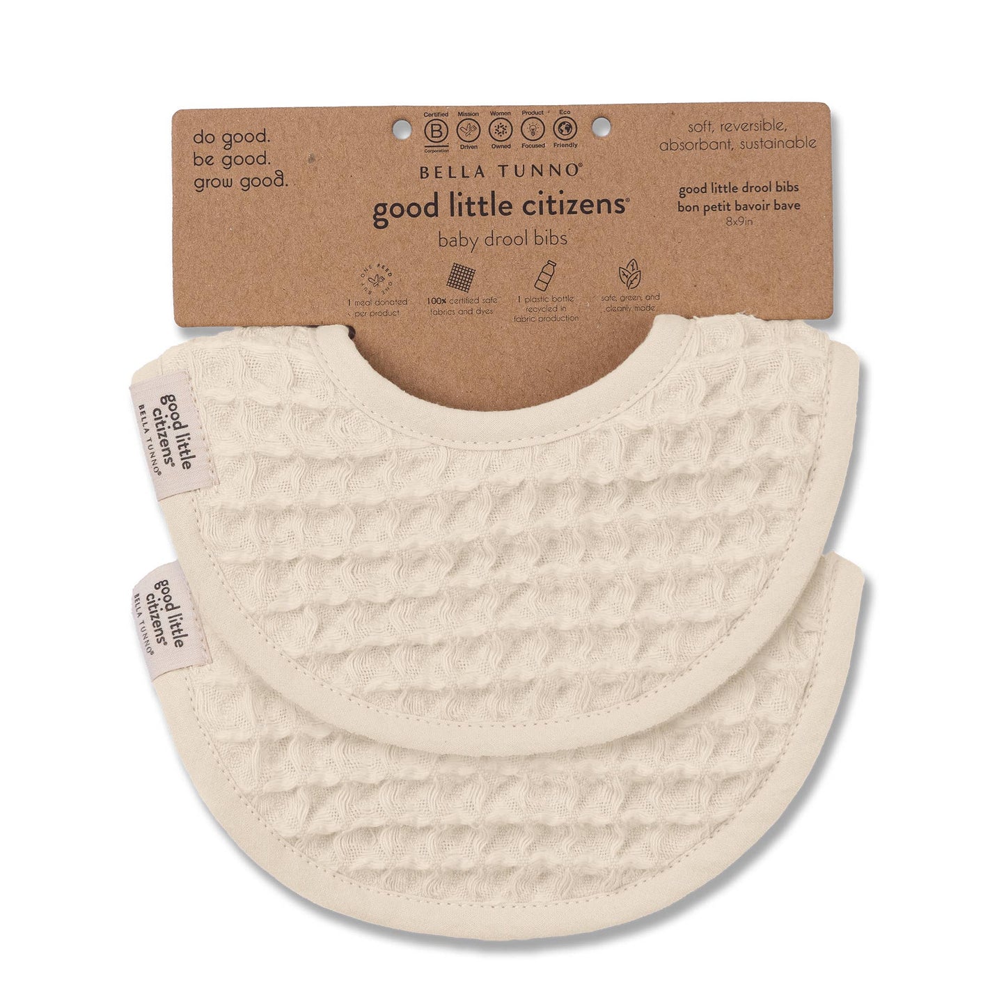 Drool Bib Set Linen
