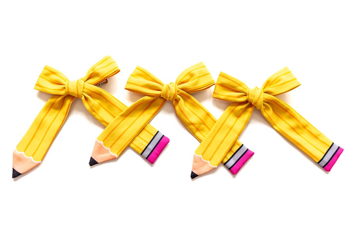 No. 2 Cute Hair Bow - Yellow