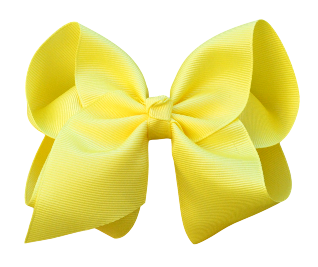 5 inch | Solid Grosgrain Bow