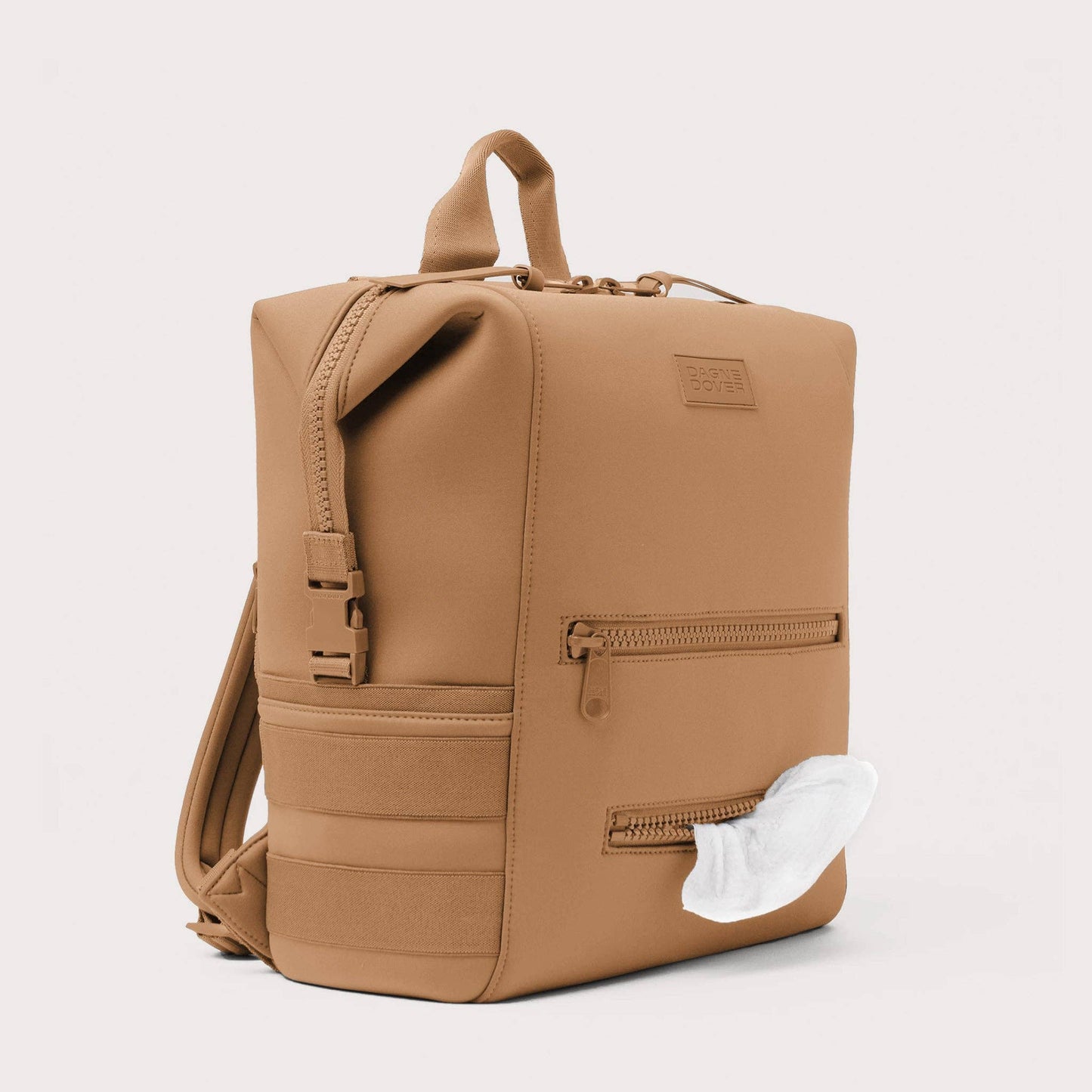 Dagne Dover Indi Diaper Backpack in Camel-Large