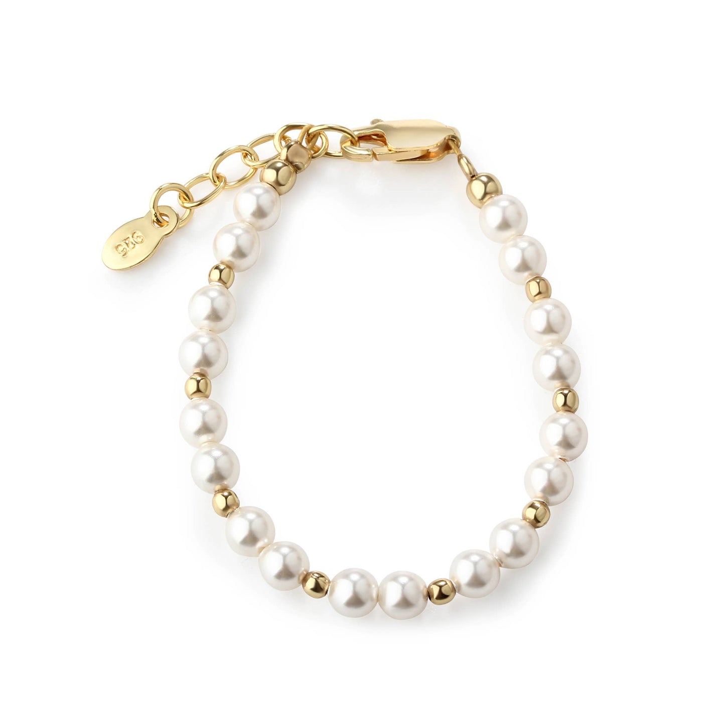 Brynn-14K Gold-Plated Pearl Bracelet