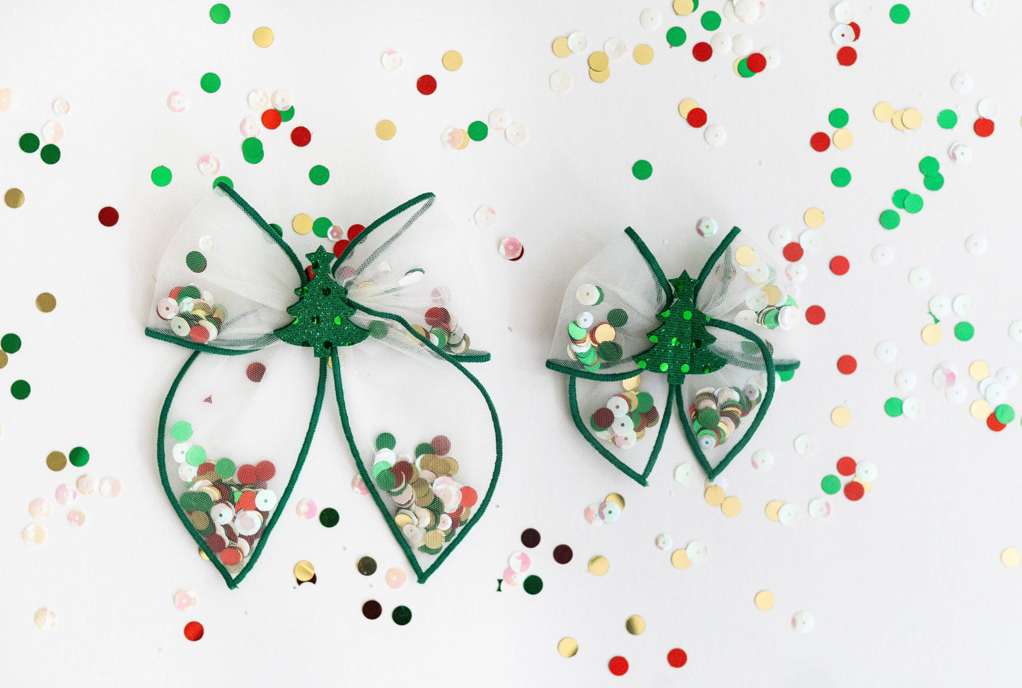 Mesh Shaker Bow Clip | Tree Topper