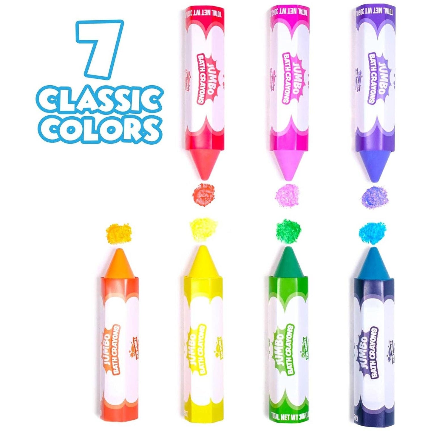 Tub Works® Smooth™ Jumbo Bath Crayons Bath Toy