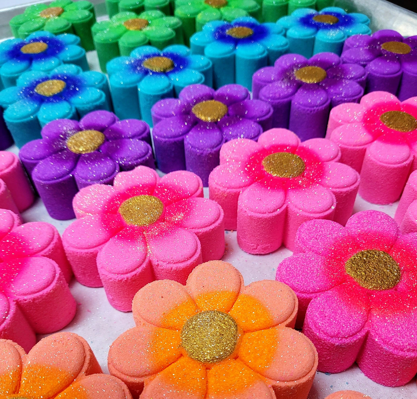 Flower Power Bath Bombs