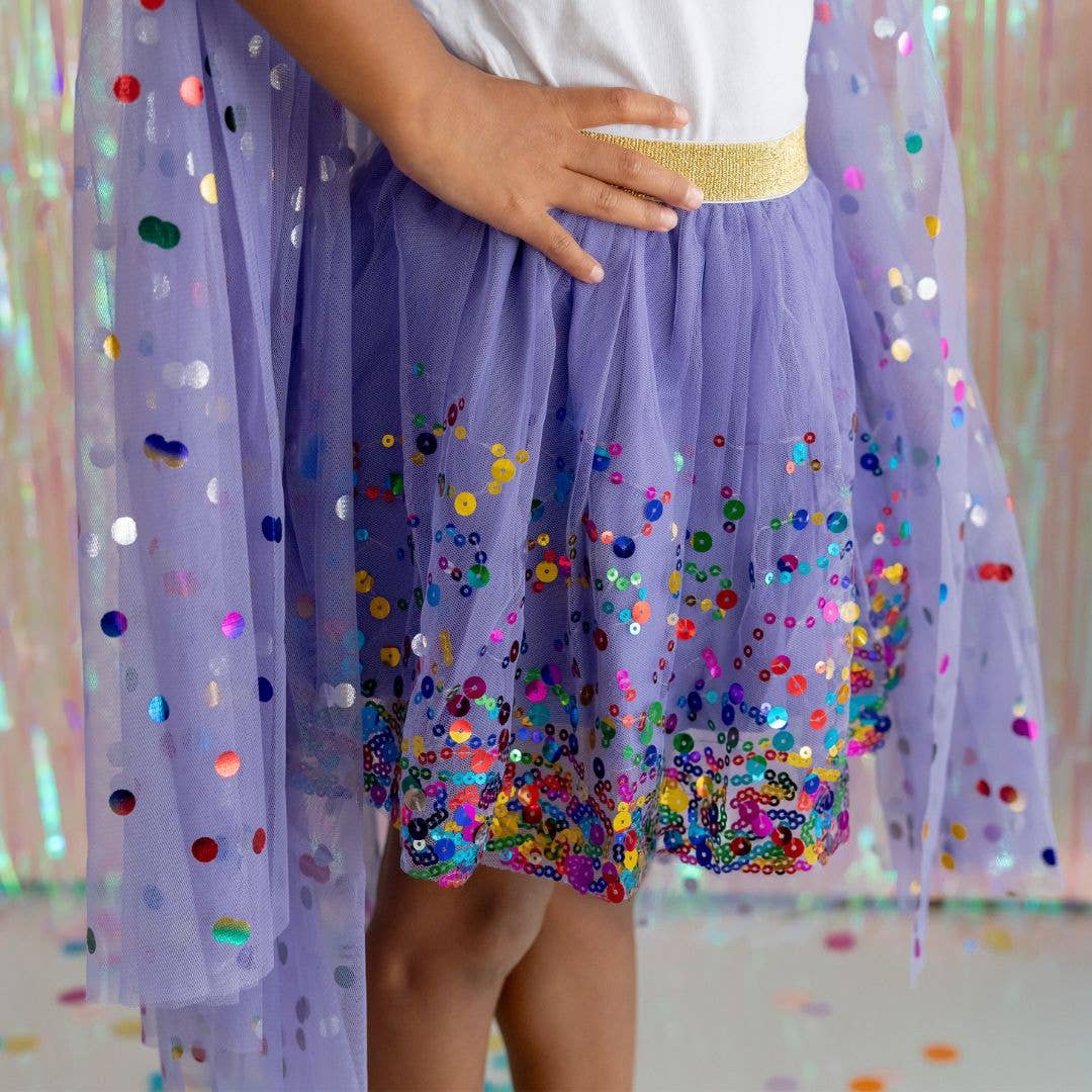 Lavender Confetti Tutu - Dress Up Skirt - Kids Tutu