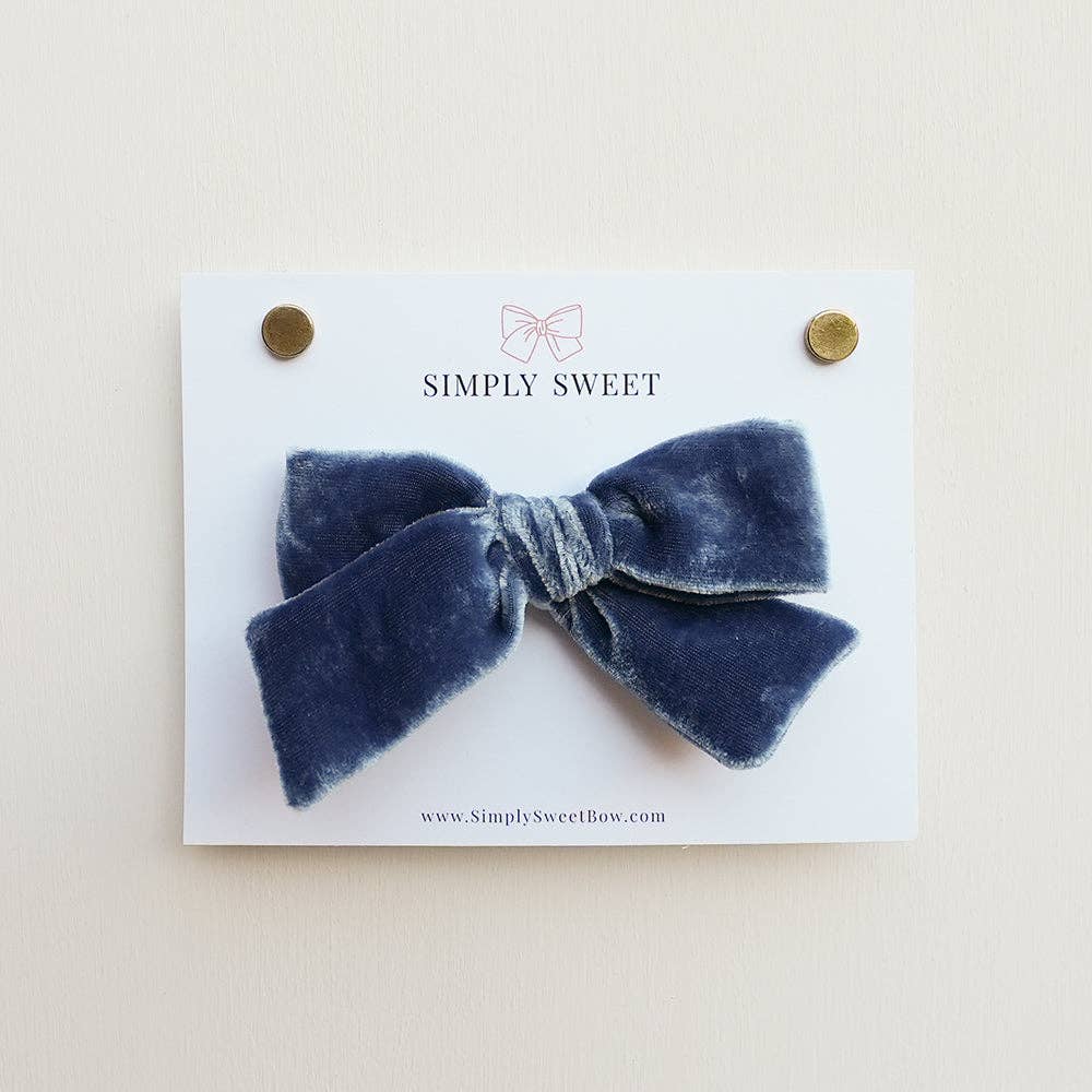 Dusk - Velvet Knot Bow