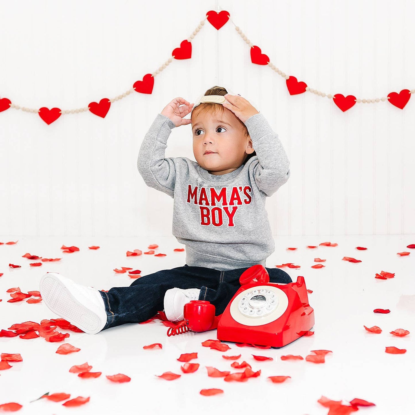 Mama's Boy | Varsity Patch Sweatshirt