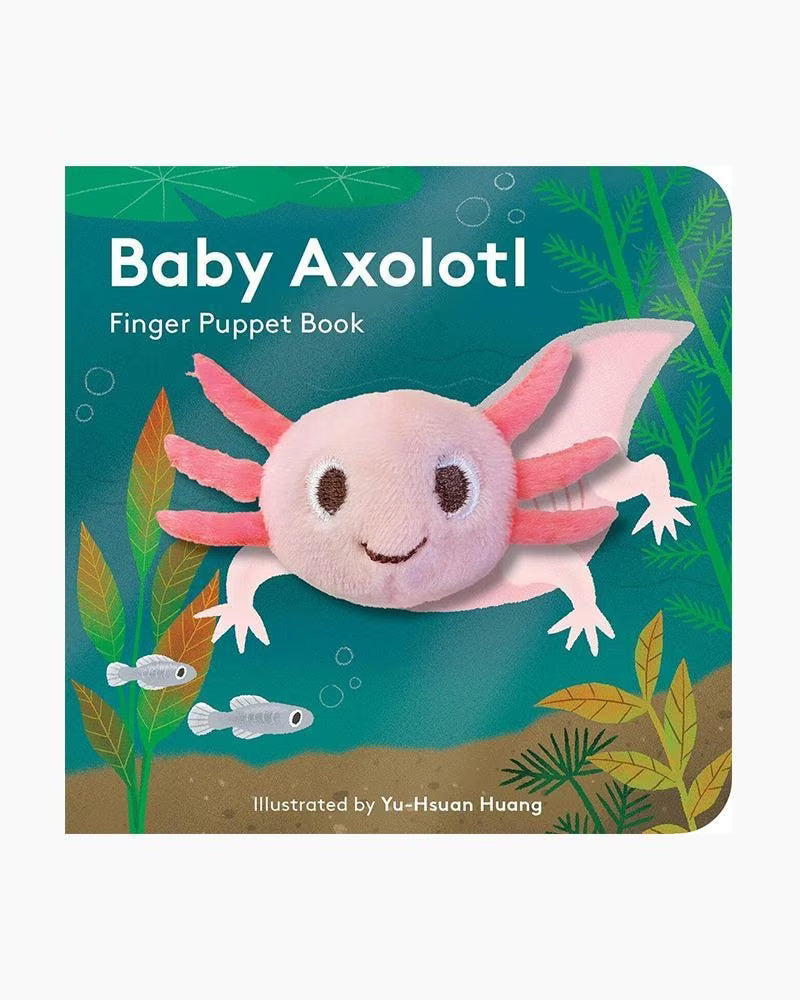 Baby Axolotl Finger Puppet Book