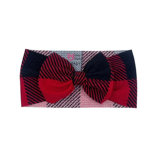 Buffalo Plaid Headwrap - Mini