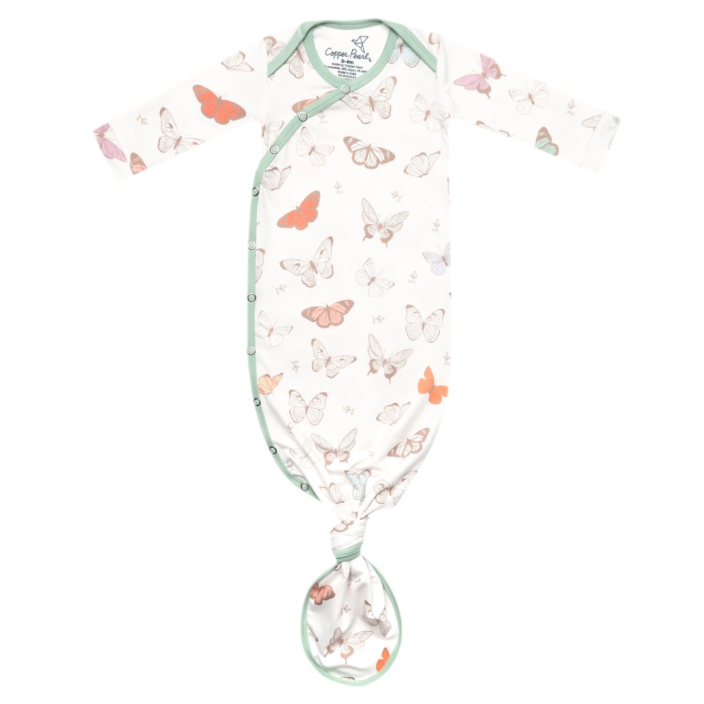 Copper Pearl Knotted Gown | Luna