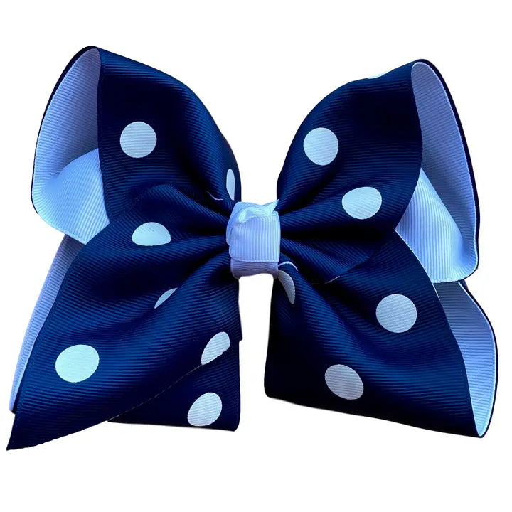 Polka Dot | Layered Hair Bow