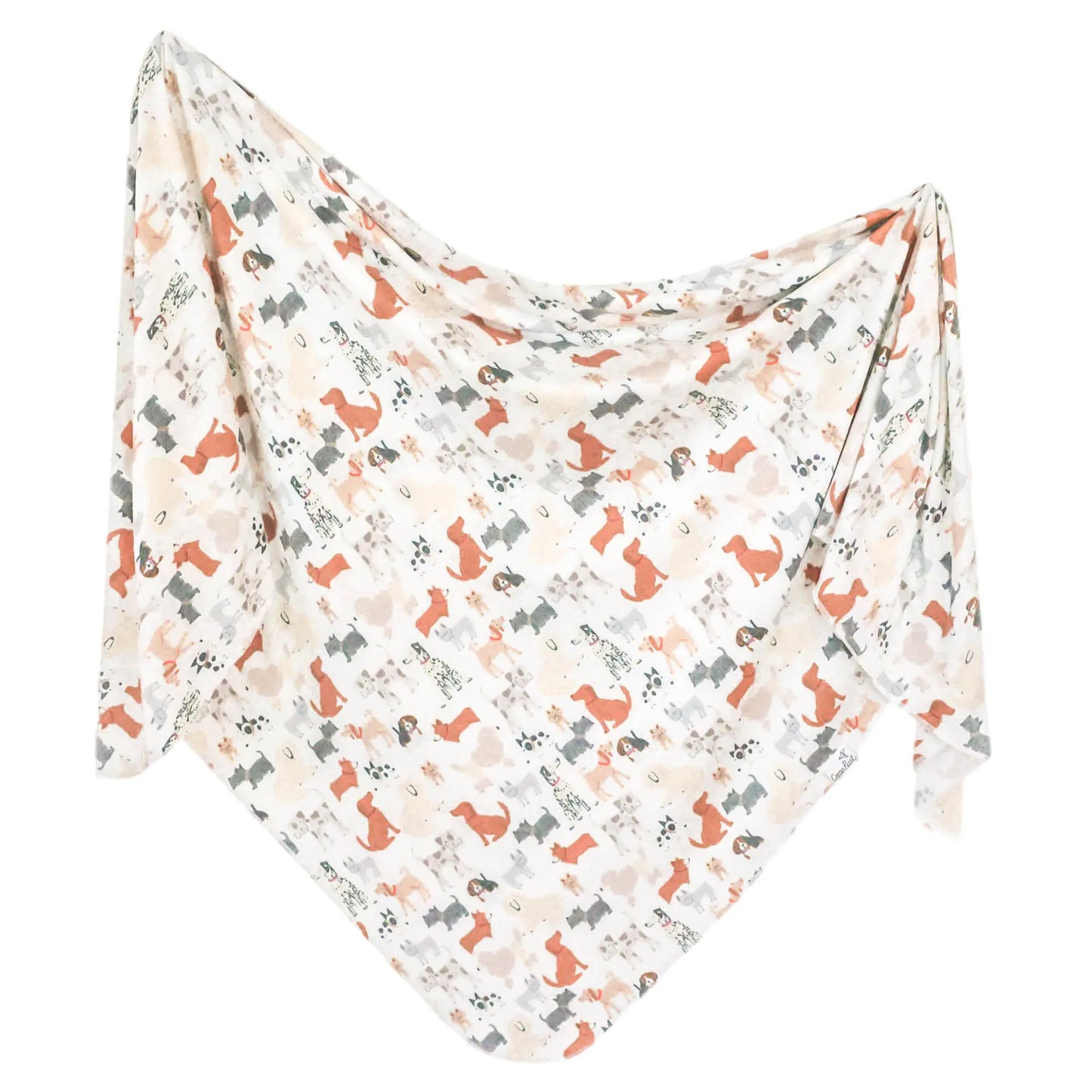 Copper Pearl Knit Swaddle Blanket-Rufus