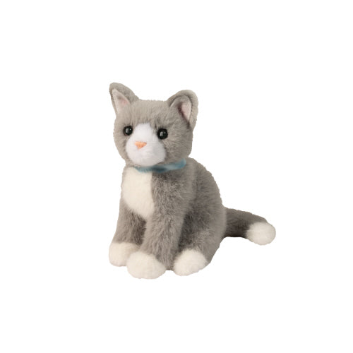 Mini Grey Cat - Douglas Toys