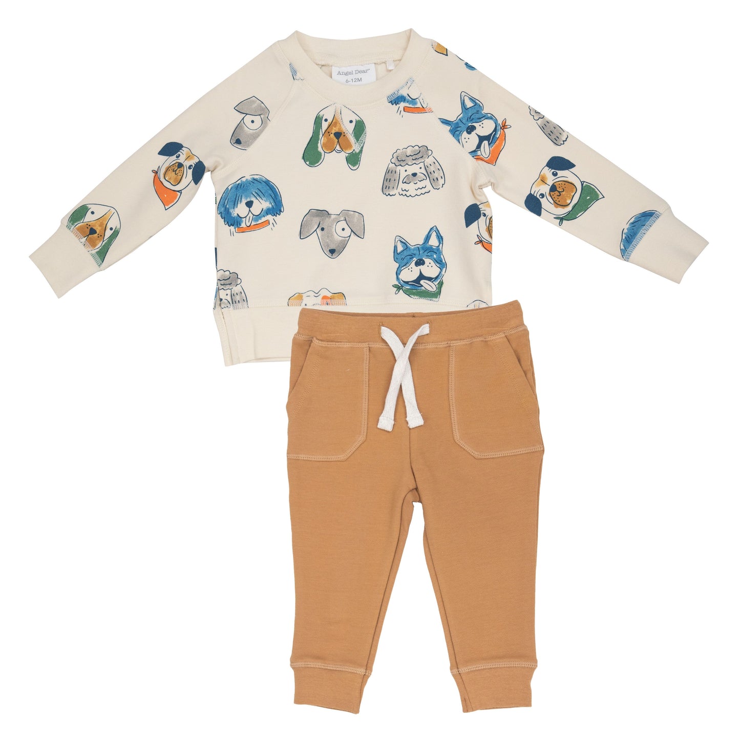 Furry Friends Raglan Sweatshirt and Jogger Set