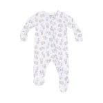 Vintage Elephant ABC 2 Way Zipper Footie