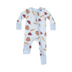 2 Way Zipper Romper Baseball