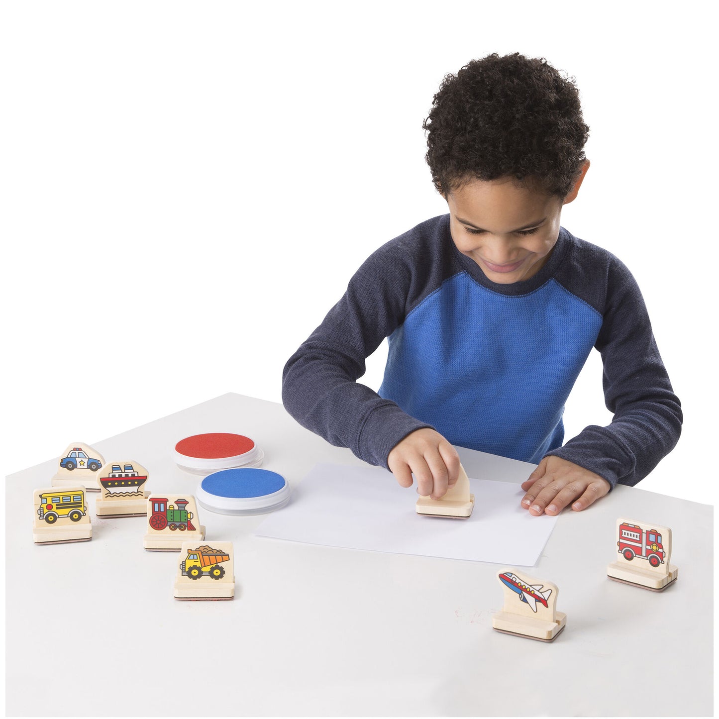 My First Wooden Stamp Set - Vehicles