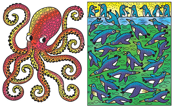 Under the Sea Magic Painting Book