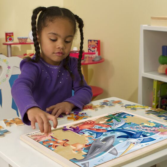 Under the Sea 24pc Wooden Jigsaw Puzzle