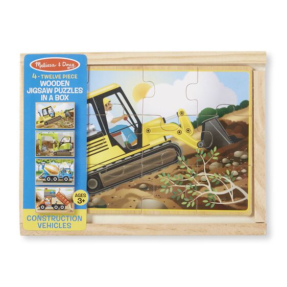 Construction Jigsaw Puzzles in a Box