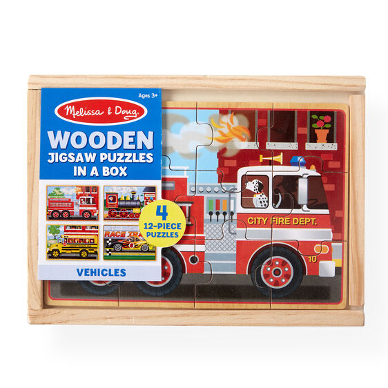 Vehicles Jigsaw Puzzles in a Box