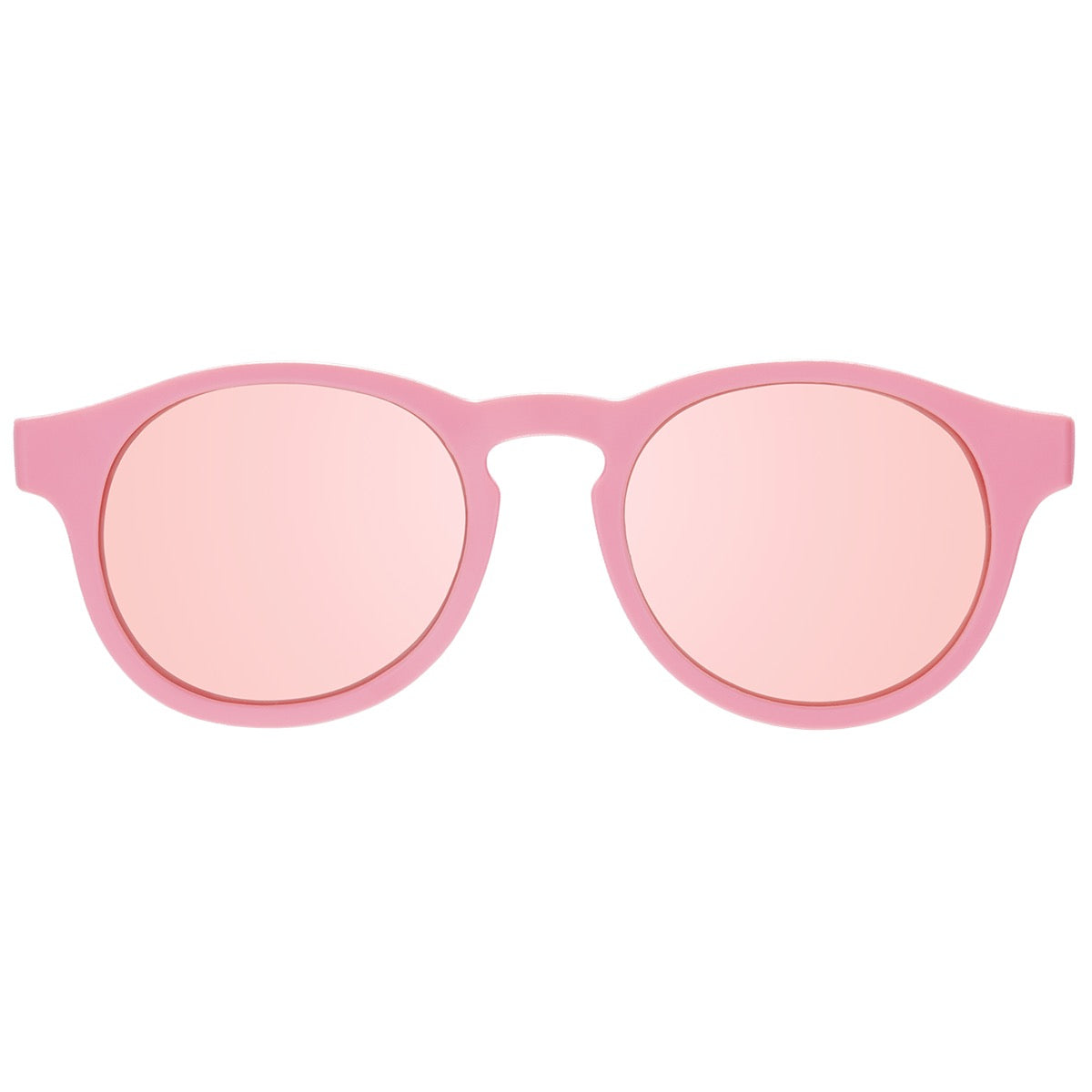 The Starlet Polarized Keyhole Sunglasses with Mirrored Lens