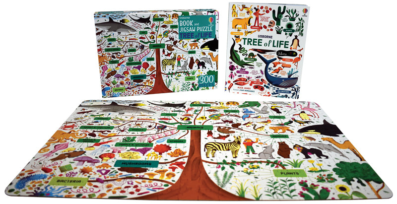 Tree of Life Book & Jigsaw Puzzle - The World (300pc) by Usborne