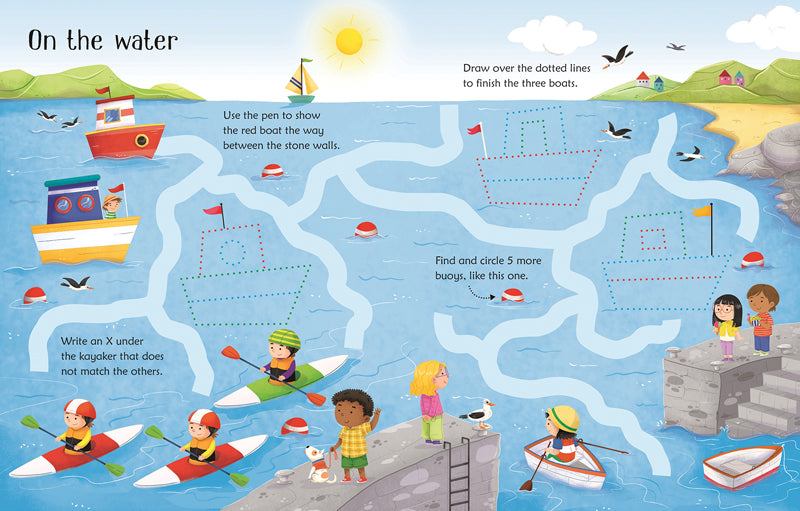 Wipe-Clean: Beach Activities
