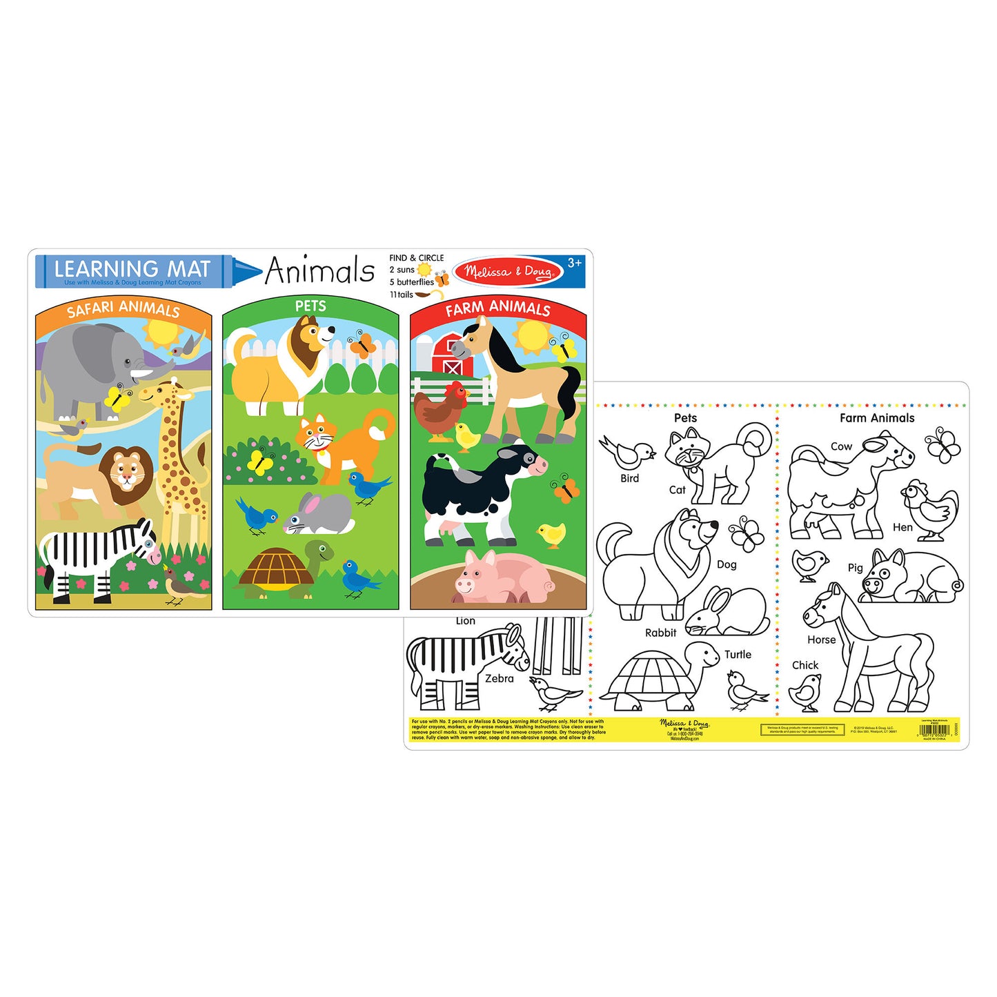 Animals Learning Mat - Melissa & Doug