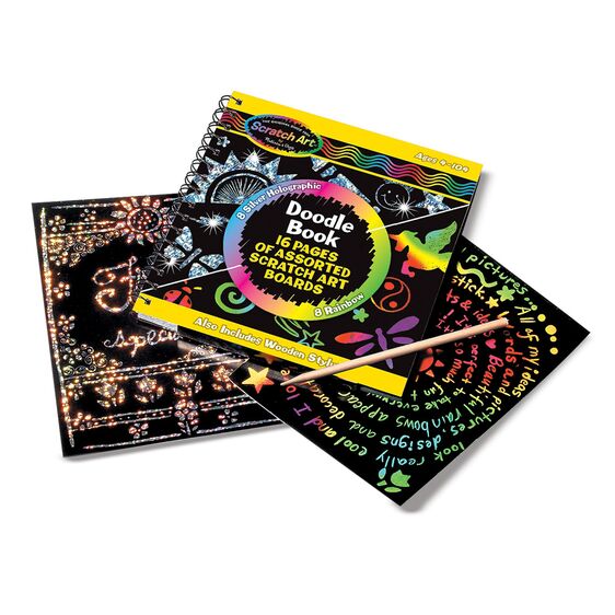 Scratch Art Doodle Pad Book - Melissa & Doug