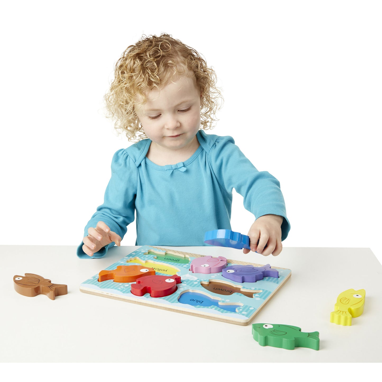 Colorful Fish Chunky Puzzle - Melissa & Doug