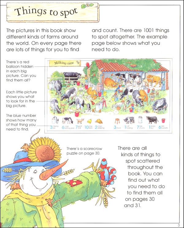 Usborne 1001 Things to Spot on the Farm