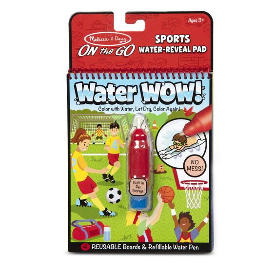 Water Wow! Sports Water-Reveal Pad - On the Go Travel Activity