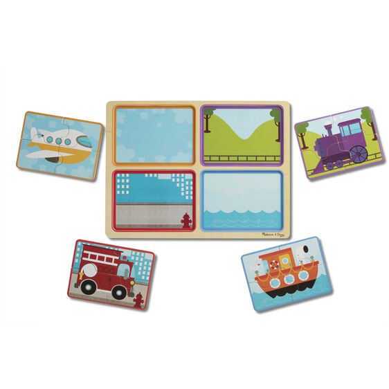 Ready, Set, Go Natural Play Wooden Puzzle