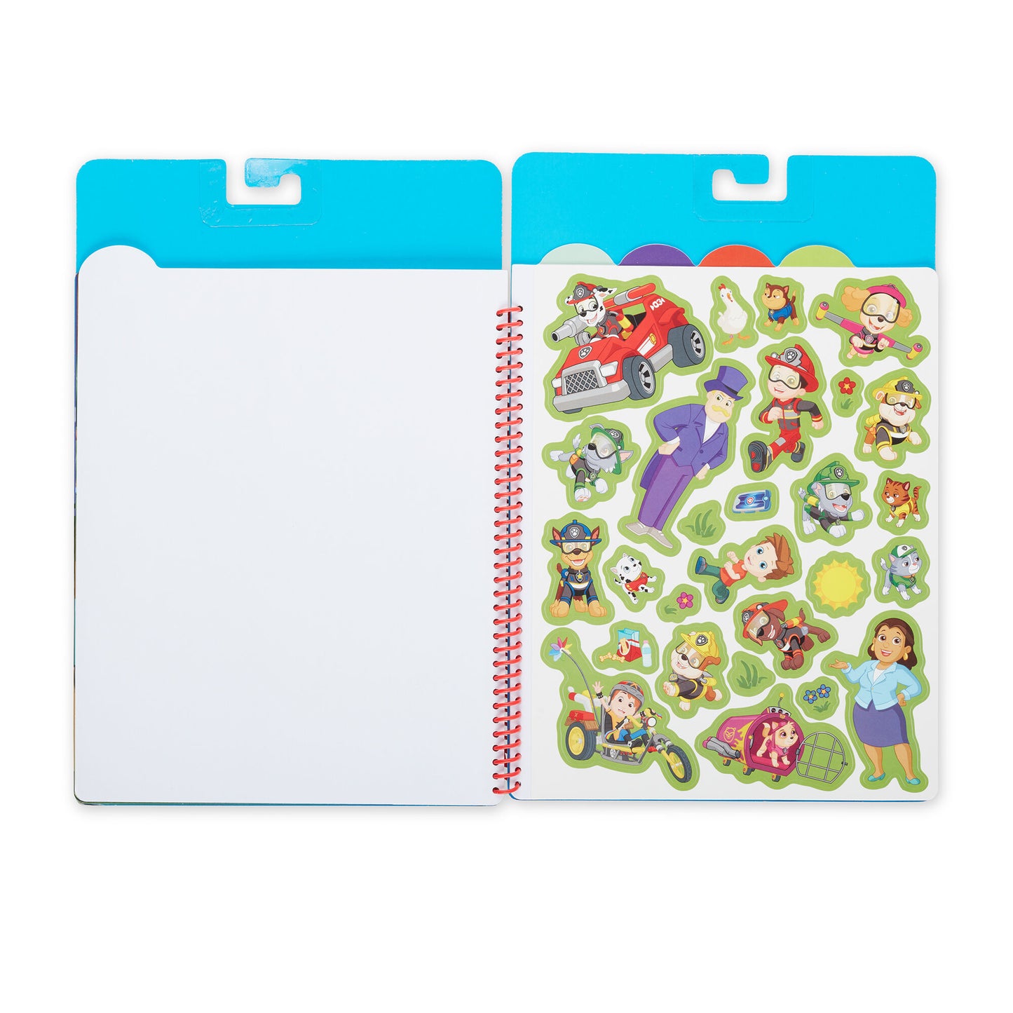 Ultimate Rescue Paw Patrol Restickable Stickers Flip-Flap Pad