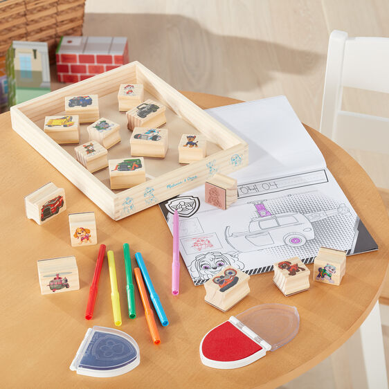 Paw Patrol Wooden Stamps Activity Set