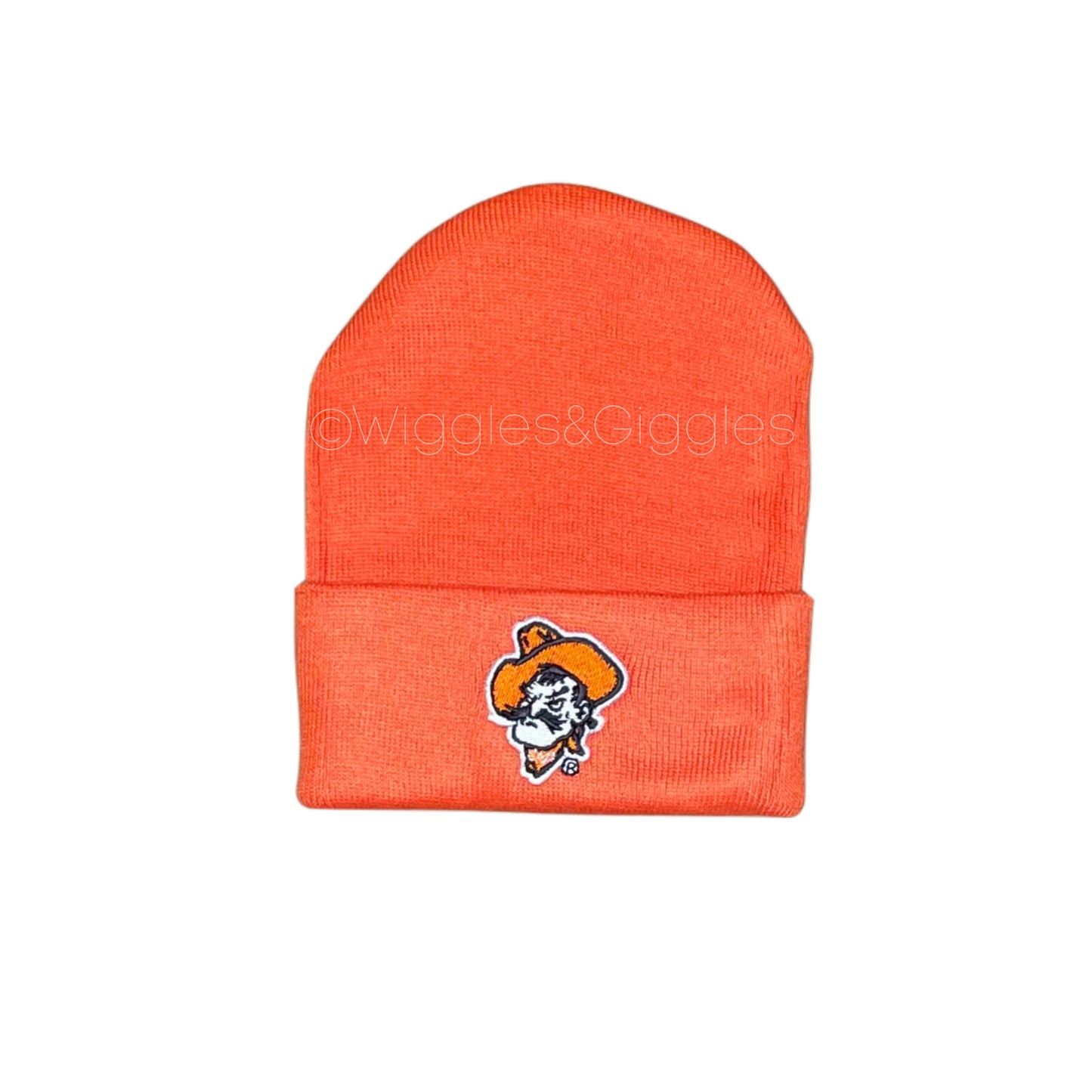 Knit Cap - Orange - Pistol Pete