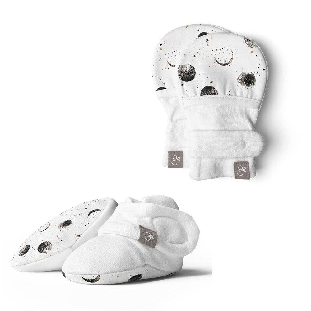 Goumikids Organic Mitts + Boots Bundle - Many Moons