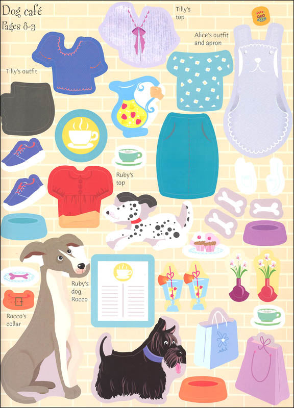 Usborne Sticker Dolly Dressing - Dogs and Puppies