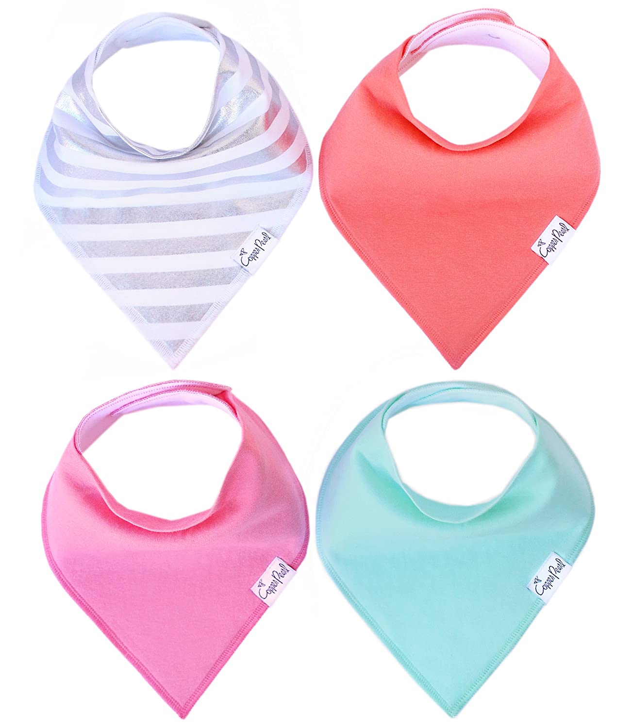 Copper Pearl Single Bandana Bibs - Jewel