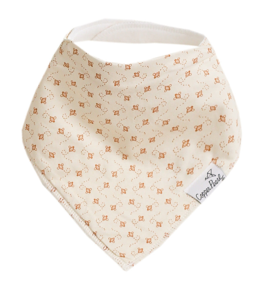 Copper Pearl Single Bandana Bibs - Eden