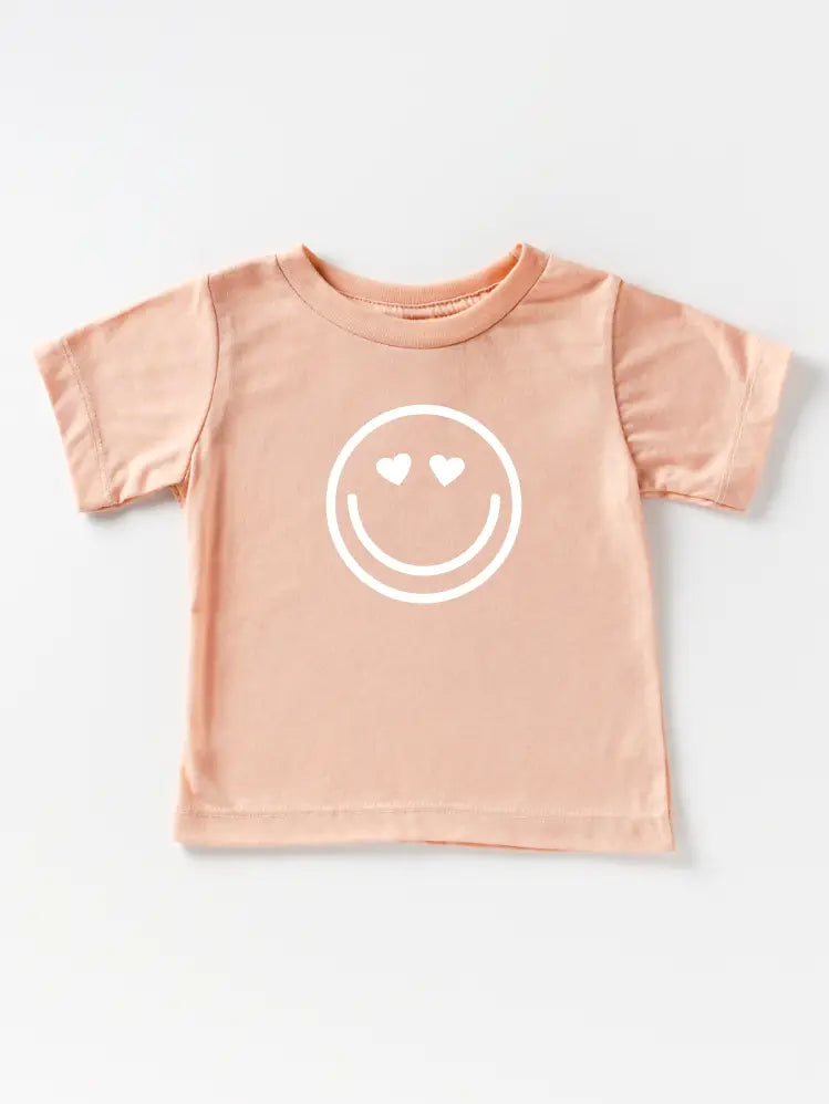 Heart Eyes Smiley Tee