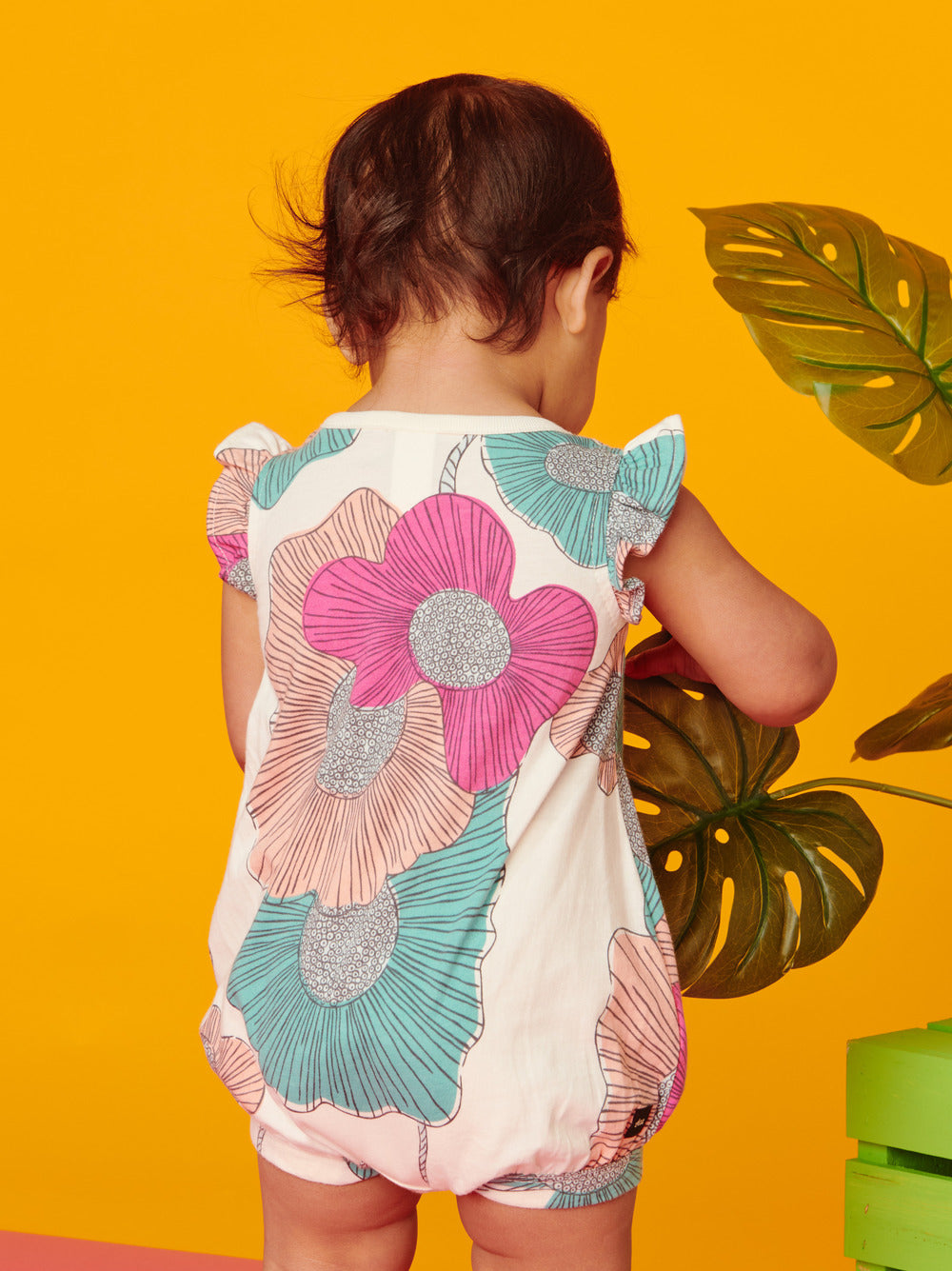 Surf Floral Flutter Baby Romper