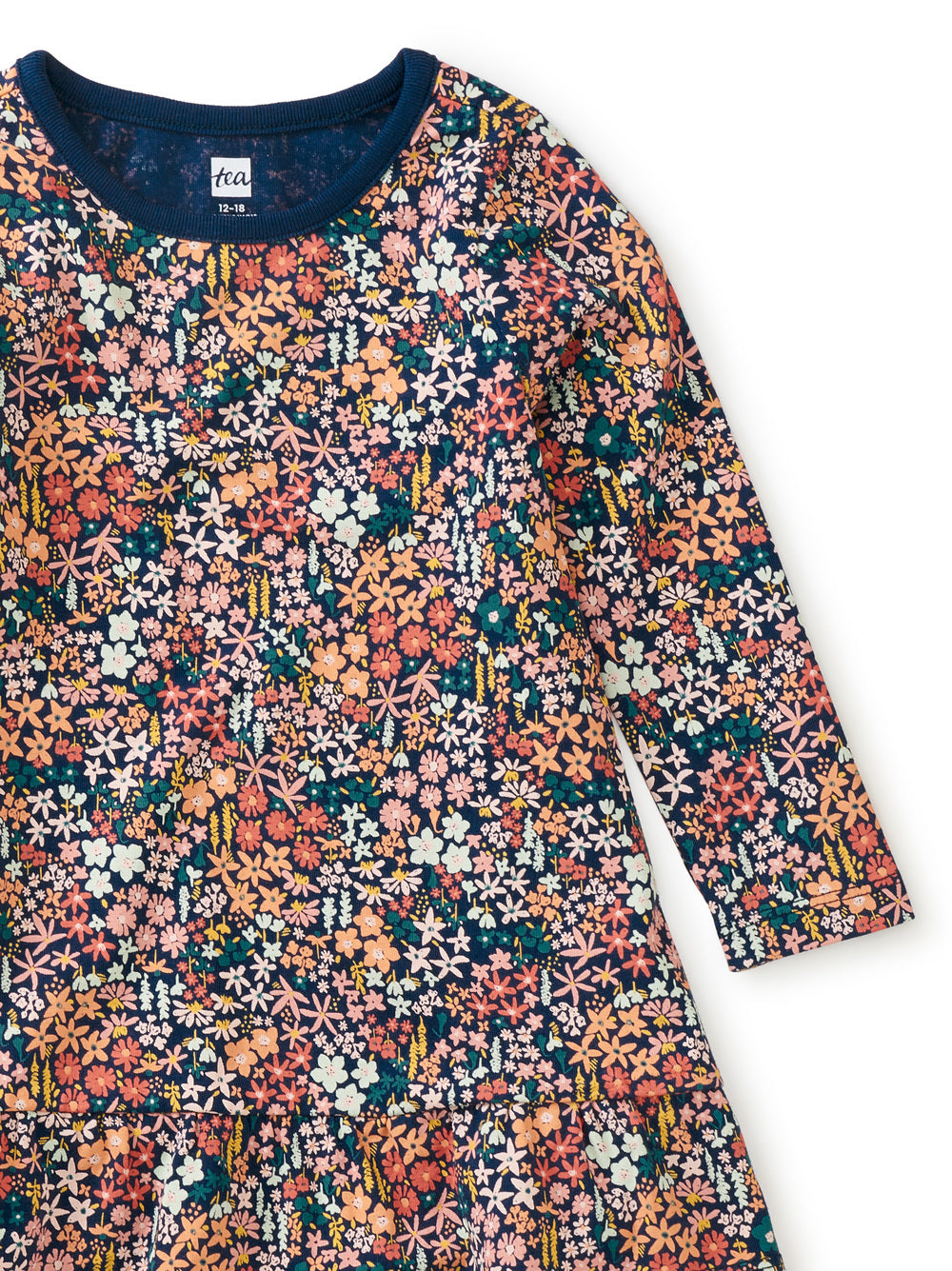 Andes Floral Ruffle Hem Swing Baby Dress