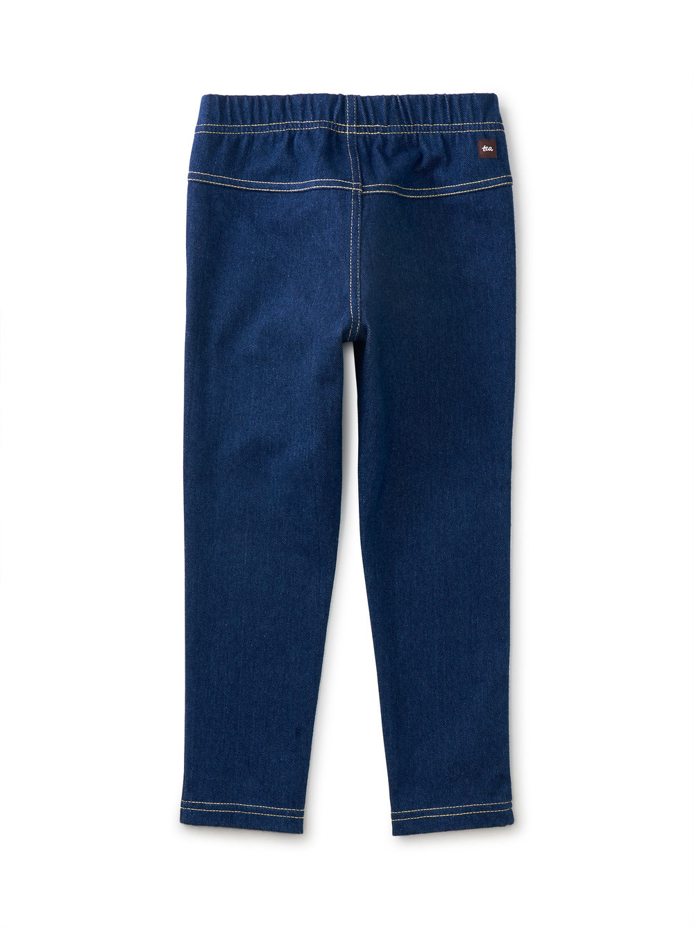 Medium Wash Denim-Like Leggings