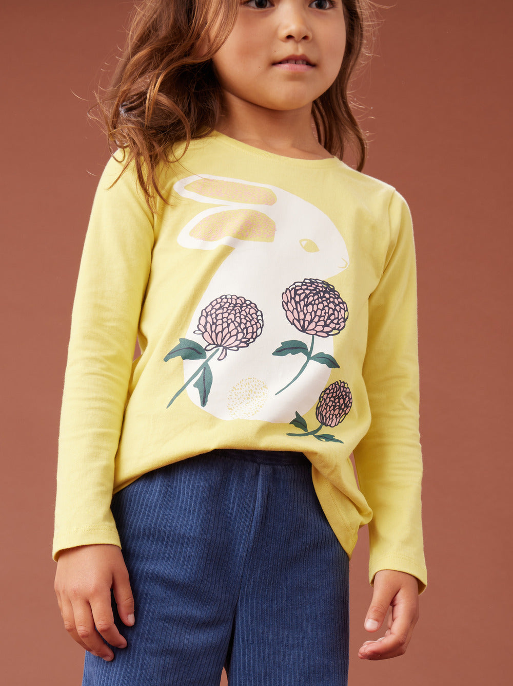 Flower Bunny Graphic Tee