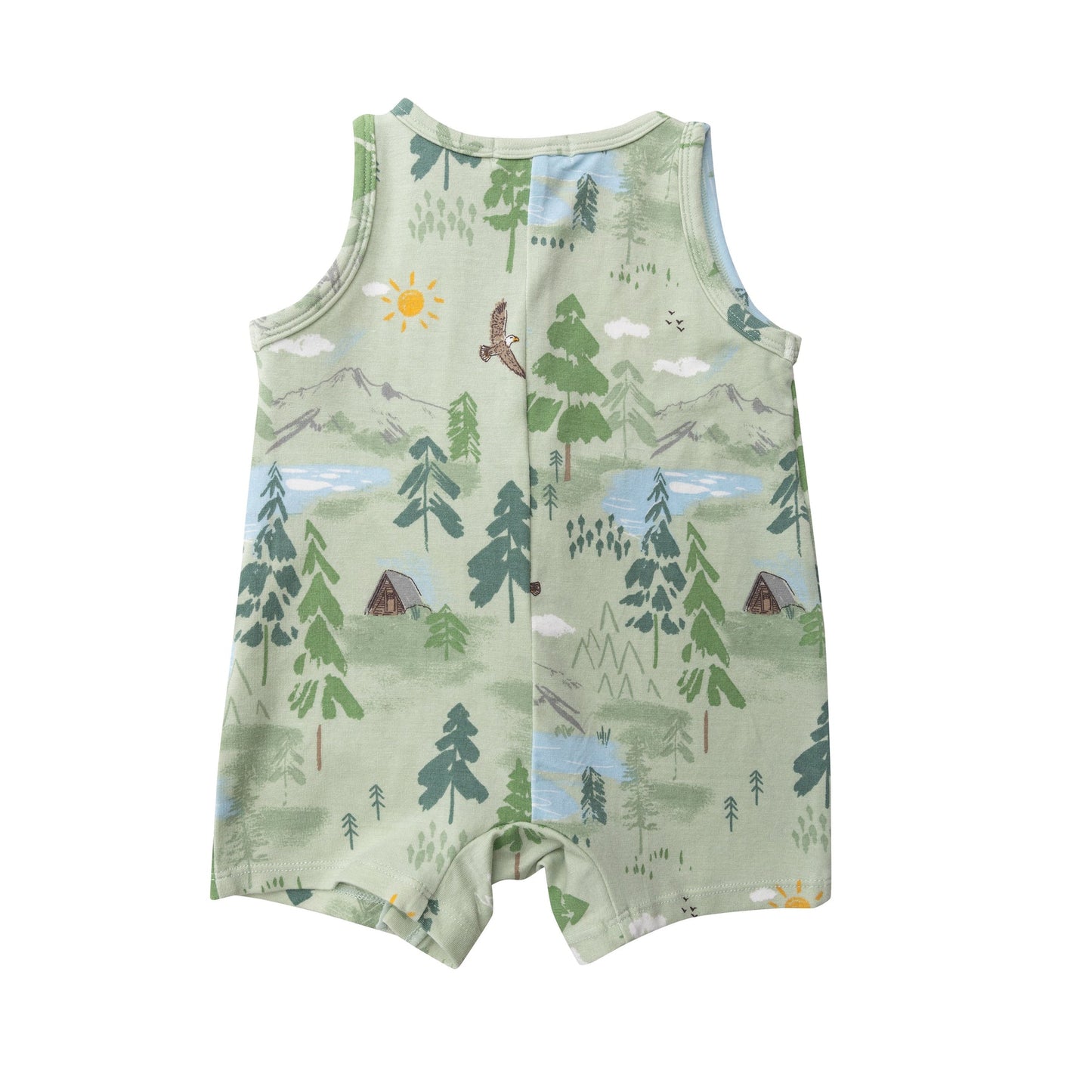 Mountain Cabin Shortie Romper