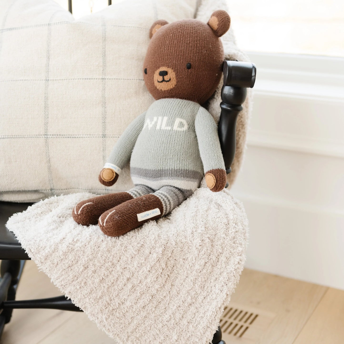 Moonbeam Ribbed Bamboni Receiving Blanket