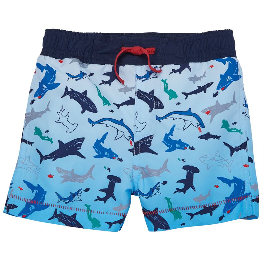 Mud Pie Blue Shark Swim Trunks